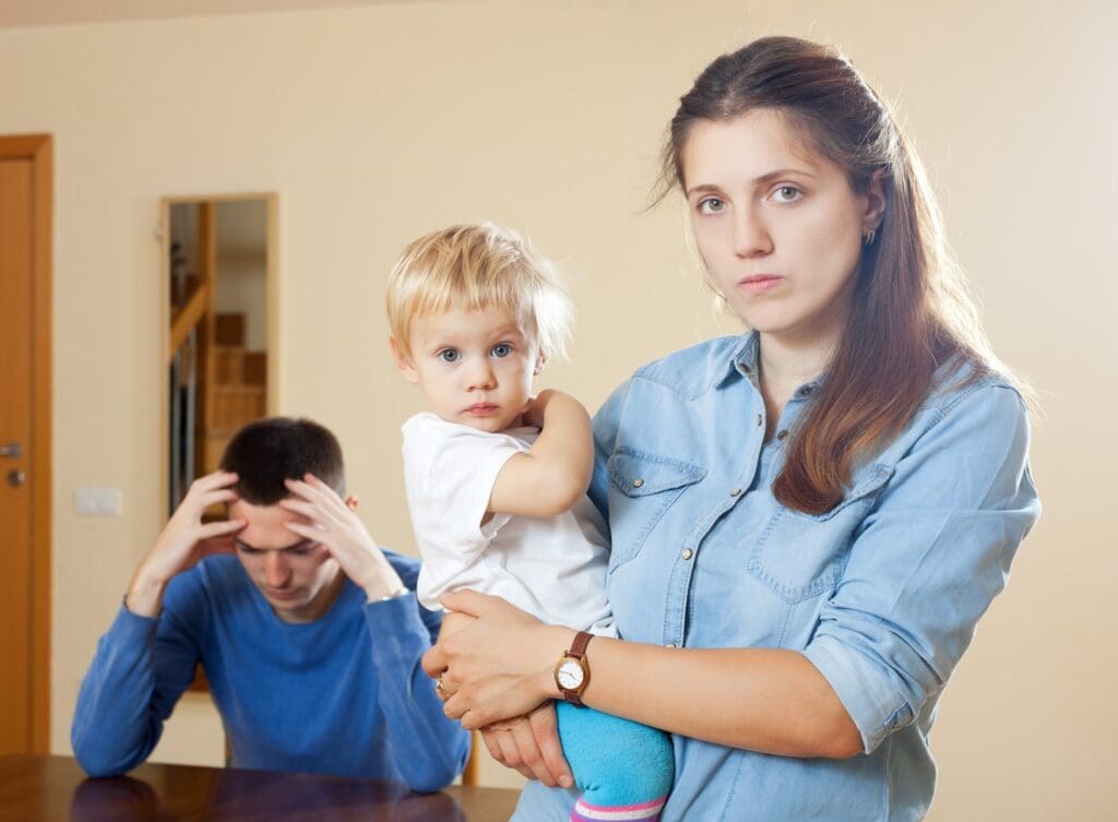 family with child having conflict Alimony in Alabama: What You Need to Know