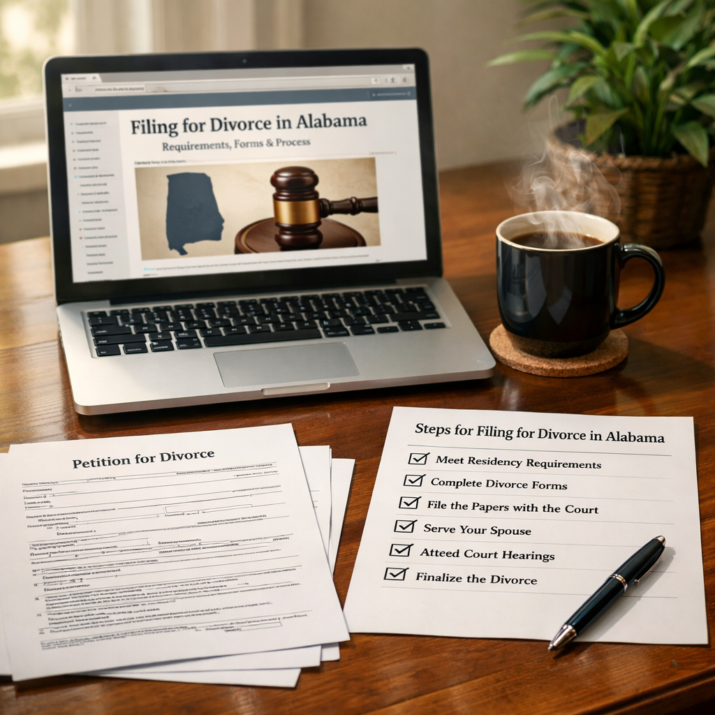 Filing for Divorce in Alabama: A Step-by-Step Paperwork Guide